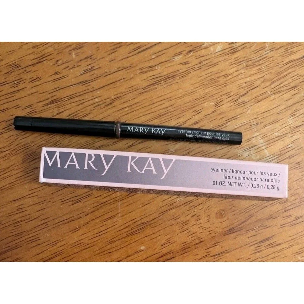 New In Box Mary Kay Eyeliner MK Deep Brown 090131 Fast Ship Discontinued